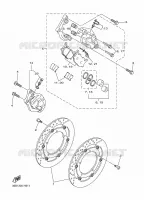ETRIER DE FREIN AVANT pour Yamaha DIVERSION 600 ABS de 2016