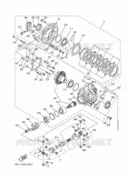 CARDAN / COUPLE CONIQUE pour Yamaha YFM450FWAN de 2009