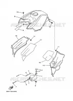 COUVERCLE LATERAL pour Yamaha YFM450FWAN de 2009