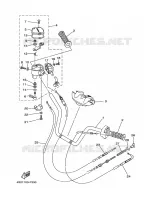 GUIDON ET CABLES pour Yamaha YFM450FWAN de 2009