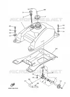 RESERVOIR A ESSENCE pour Yamaha YFM450FWAN de 2009