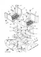 SUPPORT / REPOSE PIEDS pour Yamaha YFM450FWAN de 2009