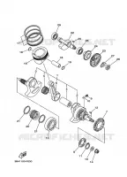 VILEBREQUIN / PISTON pour Yamaha YFM700FWAD de 2008