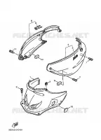 COUVERCLE LATERAL pour Yamaha XC100 de 2005