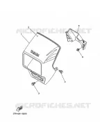 CARENAGES 1  pour Yamaha DT 175 de 1999
