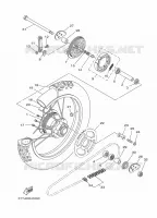 ROUE ARRIERE pour Yamaha DT 175 de 2013