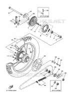 ROUE ARRIERE pour Yamaha DT125 de 2007