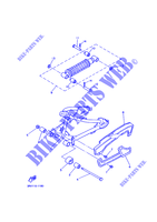 BRAS OSCILLANT / AMORTISSEUR pour Yamaha PW80 de 1995