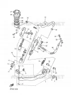 MAITRE CYLINDRE DE FREIN ARRIERE pour Yamaha XT600E de 1995