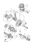 VILEBREQUIN / PISTON pour Yamaha XT600E de 1995