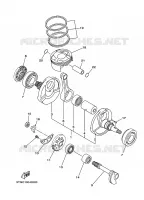 VILEBREQUIN / PISTON pour Yamaha YFZ450 de 2007