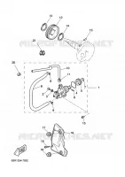 POMPE A HUILE pour Yamaha YQ50L de 2001