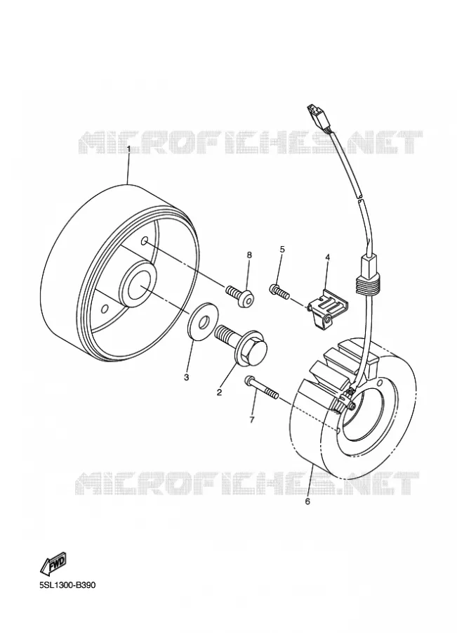 ALLUMAGE Yamaha MOTO 600 2004 R6  YZF-R6