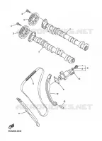 ARBRE A CAMES / CHAINE DE DISTRIBUTION pour Yamaha YZF-R6 de 2005