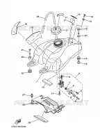 RESERVOIR A ESSENCE pour Yamaha YFZ450 de 2006