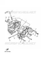 CARTER MOTEUR pour Yamaha YFM50 de 2008