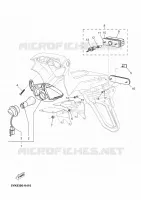 FEU ARRIERE pour Yamaha MT03 de 2011