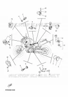 PARTIE ELECTRIQUE 2 pour Yamaha MT03 de 2011
