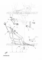 RESERVOIR D'HUILE pour Yamaha MT03 de 2011
