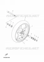 ROUE AVANT pour Yamaha MT03 de 2011