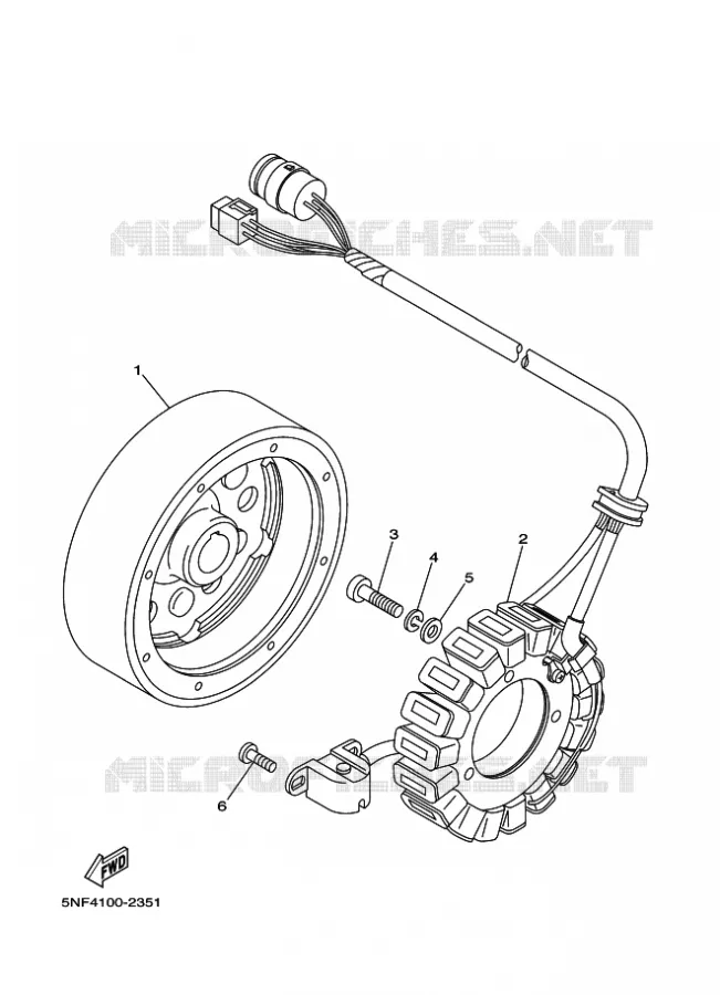 ALLUMAGE Yamaha QUAD 350 2007 RAPTOR  YFM350