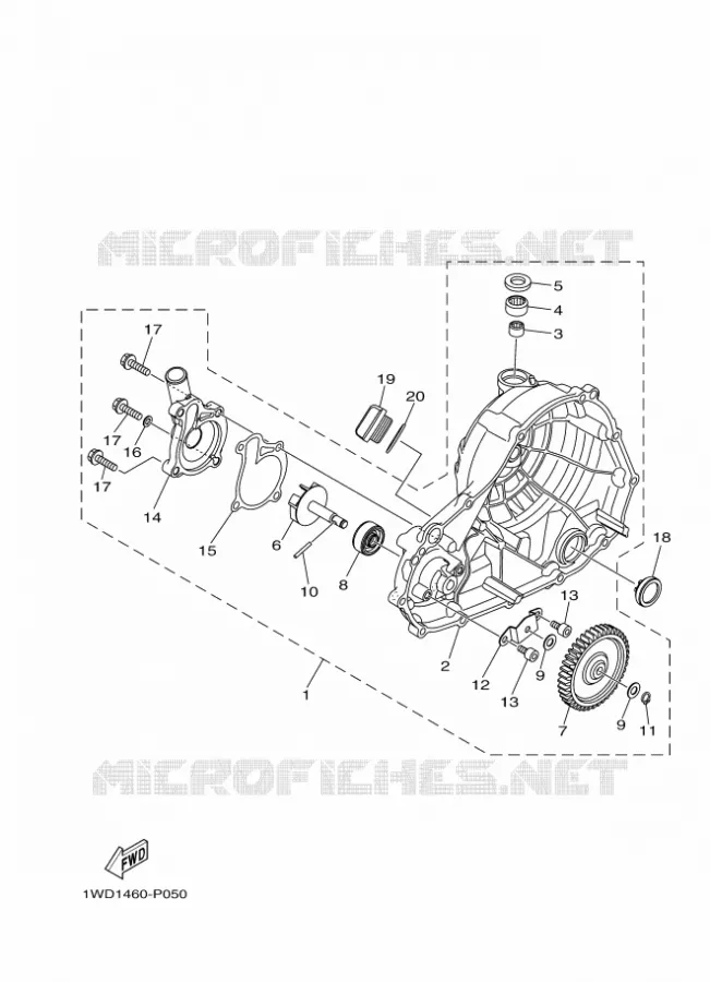 POMPE A EAU / DURITES Yamaha MOTO 300 2016 R3  YZF-R3A
