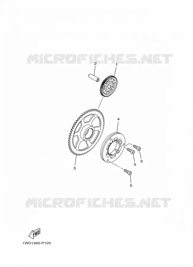 EMBRAYAGE DE DEMARREUR Yamaha MOTO 300 2016 R3  YZF-R3A