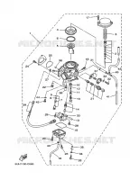 CARBURATEUR pour Yamaha YFM350A de 2014