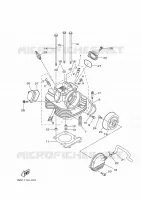 CULASSE pour Yamaha YFM350A de 2014