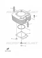 CYLINDRE pour Yamaha YFM350A de 2014