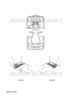 EMBLEME pour Yamaha YFM350A de 2014