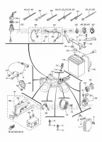 PARTIE ELECTRIQUE 1 pour Yamaha YFM350A de 2014