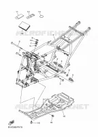 CADRE pour Yamaha GRIZZLY 350 2WD de 2016