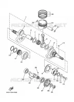 VILEBREQUIN / PISTON pour Yamaha GRIZZLY 350 2WD de 2016