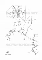 MAITRE CYLINDRE DE FREIN AVANT pour Yamaha GRIZZLY 350 2WD de 2017