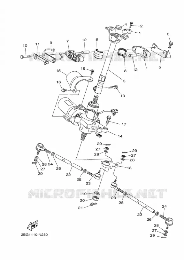 DIRECTION Yamaha QUAD 700 2017 GRIZZLY  YFM700FWAD