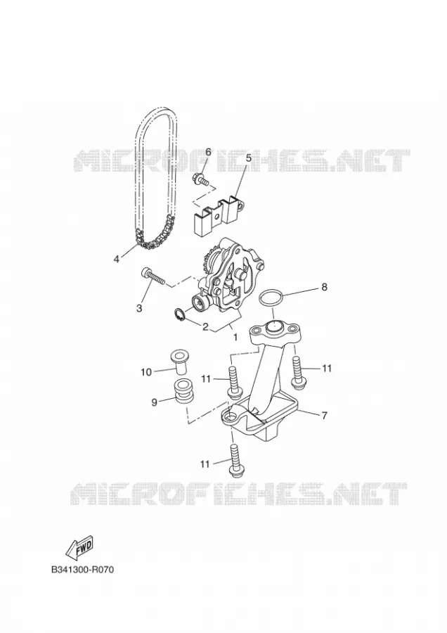 POMPE A HUILE Yamaha MOTO 690 2016 XSR  XSR700