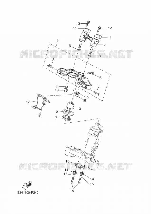 DIRECTION Yamaha MOTO 700 2016 XSR  MTM690-U