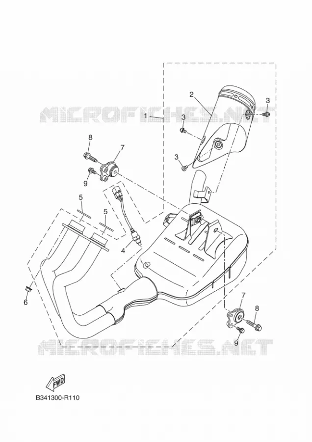 ECHAPPEMENT Yamaha MOTO 690 2016 XSR  XSR700