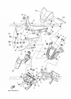 CARENAGES 2  1000 yamaha-moto 2016 MT B671300-R410