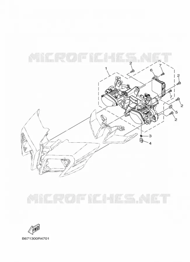 PHARE  Yamaha MOTO 1000 2016 MT  MTN1000