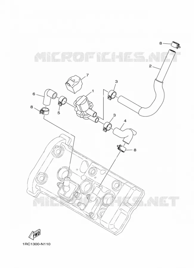 SYSTÈME D'ADMISSION D'AIR AIS Yamaha MOTO 900 2016 MT  MT09