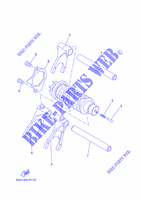 BARILLET DE SELECTION / FOURCHETTES pour Yamaha MT-07 TRACER ABS A2 35kW de 2016