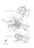 CULASSE pour Yamaha MT 125 ABS de 2016