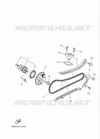 ARBRE A CAMES / CHAINE DE DISTRIBUTION pour Yamaha TRYPTIK 125 ABS de 2017