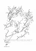 COUVERCLE LATERAL pour Yamaha TRYPTIK 125 ABS de 2017