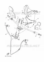 GUIDON ET CABLES pour Yamaha TRYPTIK 125 ABS de 2017