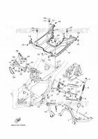 SUPPORT / REPOSE PIEDS pour Yamaha TRYPTIK 125 ABS de 2017
