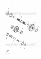 TRANSMISSION pour Yamaha TRYPTIK 125 ABS de 2017