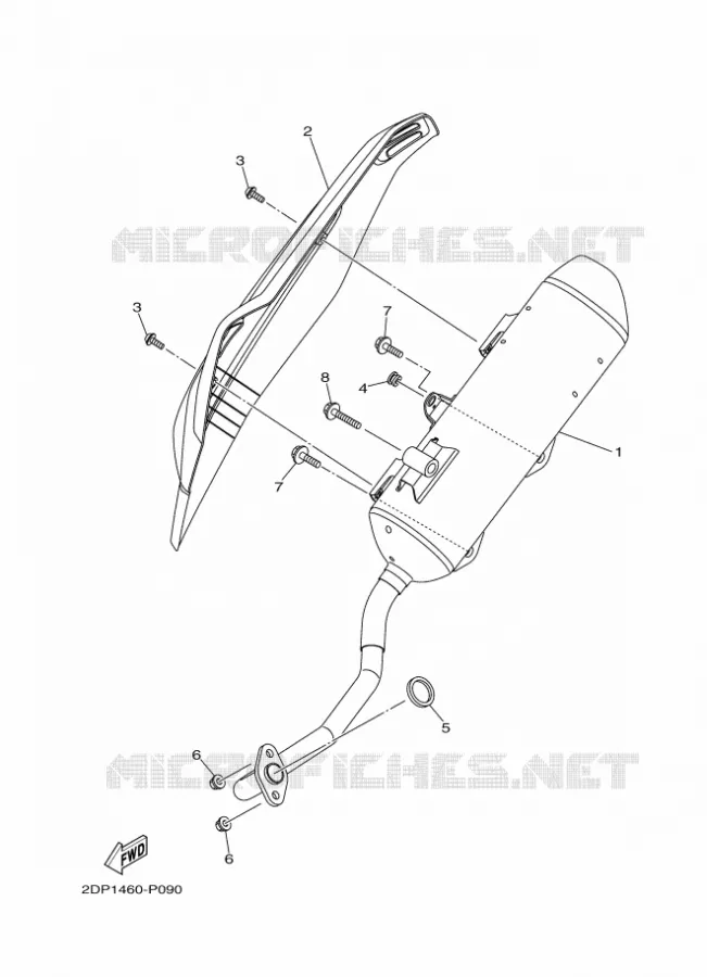 ECHAPPEMENT Yamaha SCOOTER 125 2017 NMAX  GPD125-A